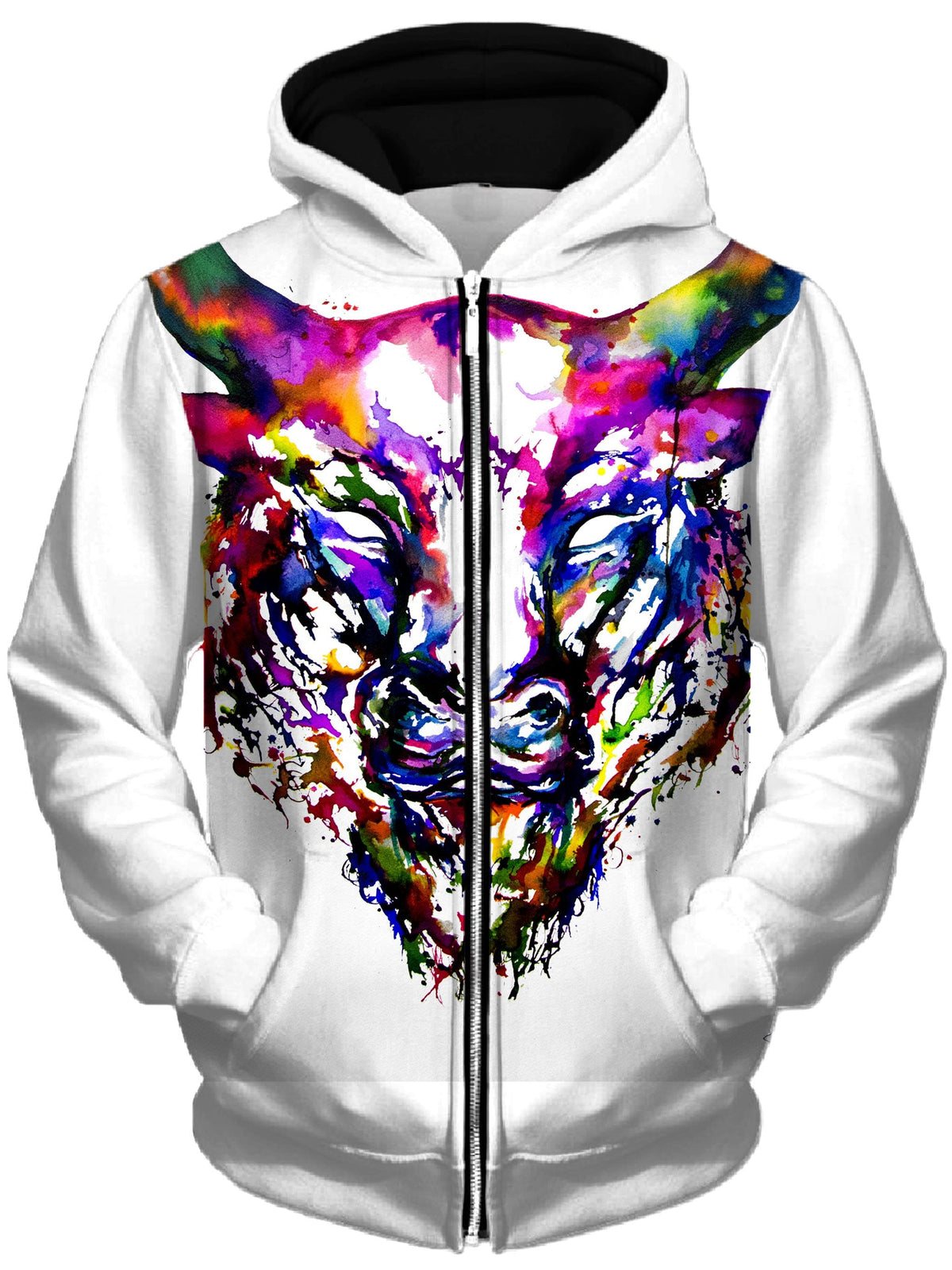 Philosopher Unisex Zip-Up Hoodie -Moonbestprint