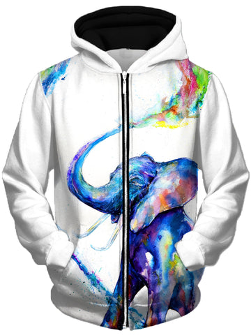 Veris Unisex Zip-Up Hoodie -Moonbestprint
