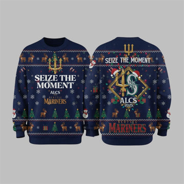 Mariners 2026 ALCS Champions Ugly Christmas Sweater - Moonbestprint