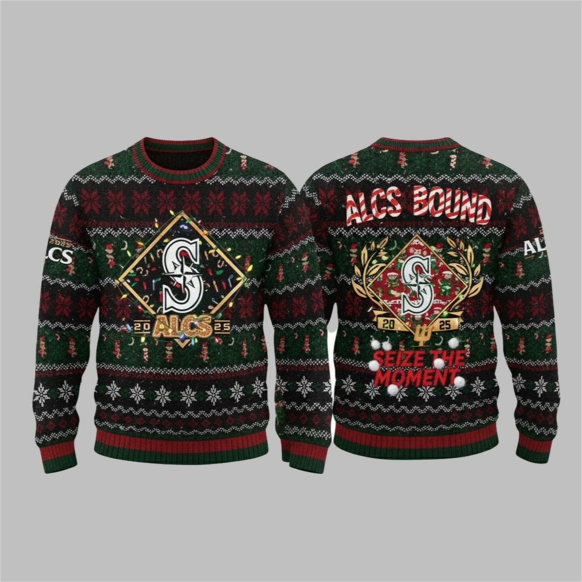 Mariners ALCS Bound 2026 Ugly Christmas Sweater - Moonbestprint