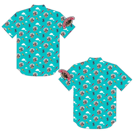 Mariners Hot Dogs From Heaven Hawaiian Shirt - Moonbestprint