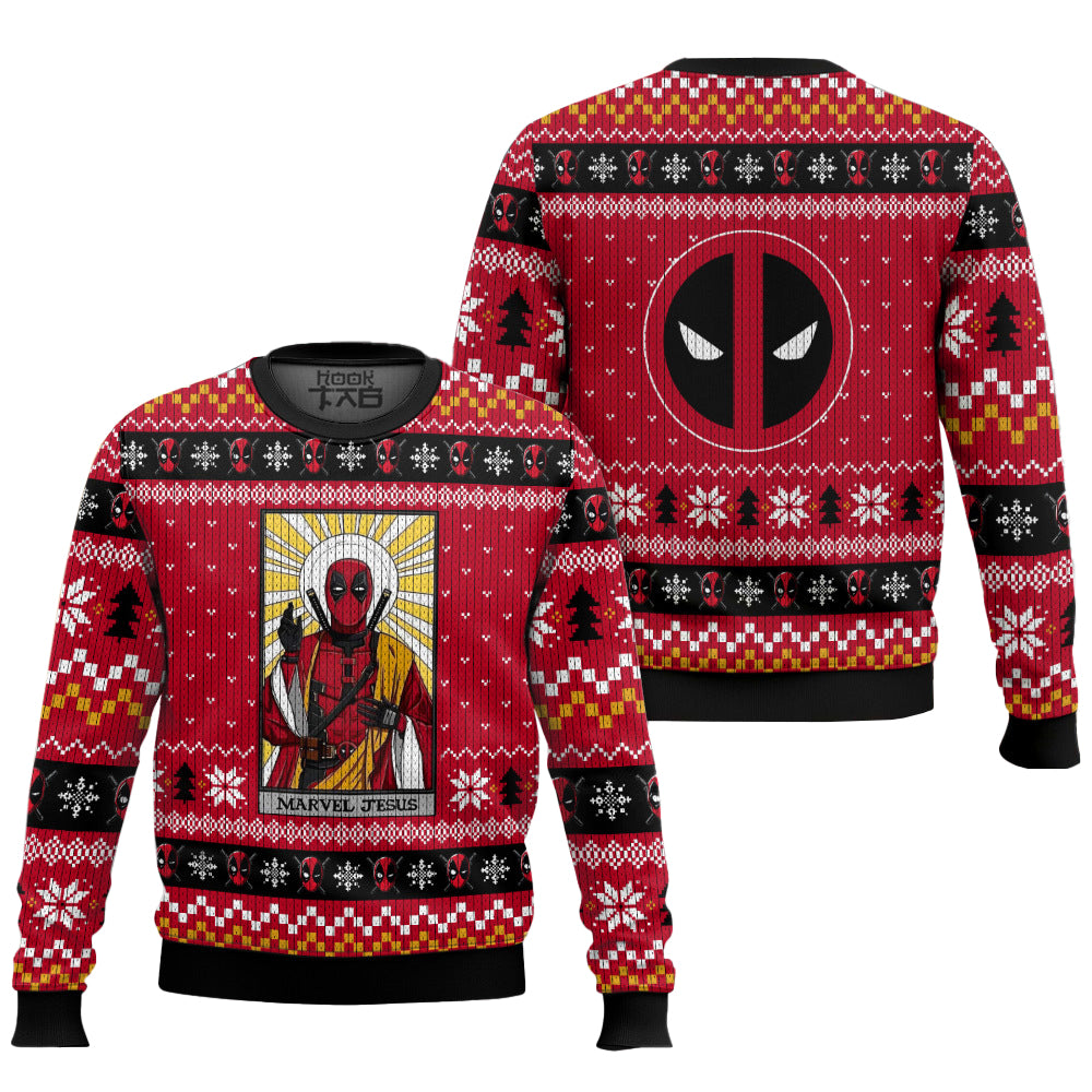 Marvel Jesus Deadpool Ugly Christmas Sweater – Moonbestprint