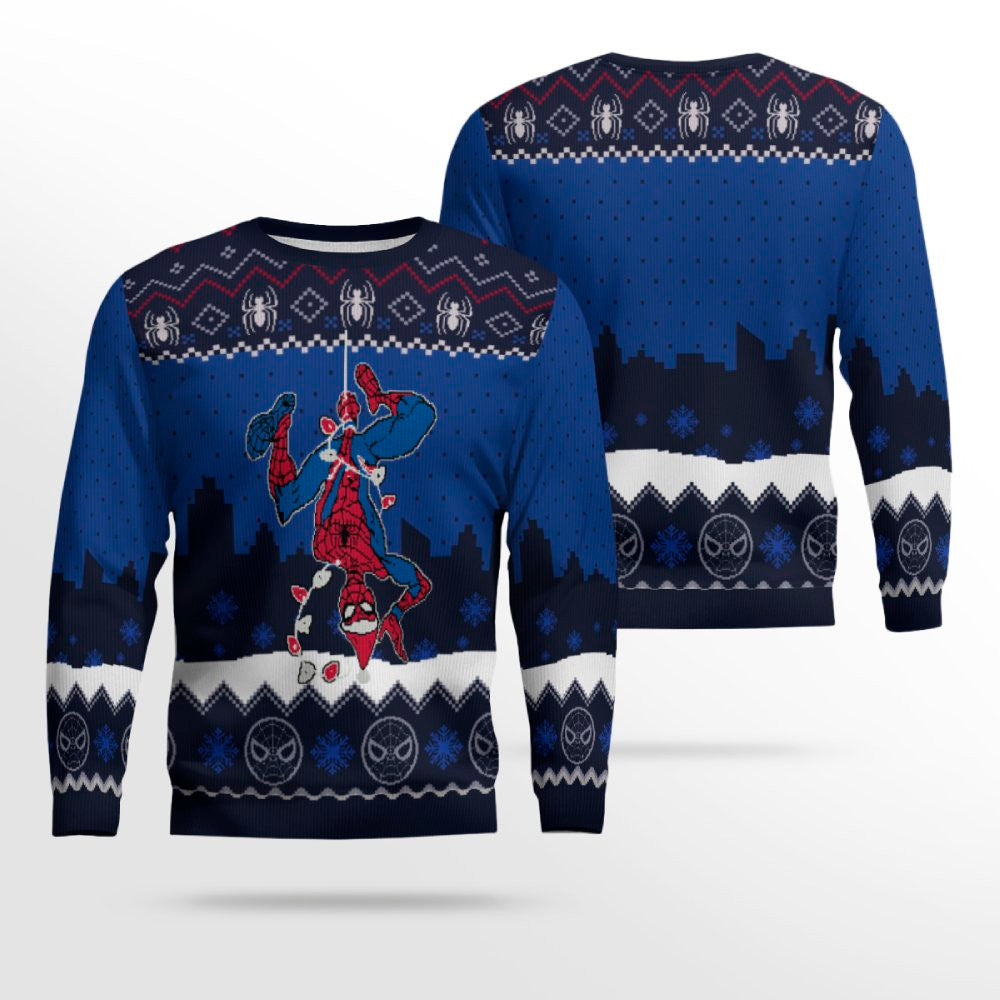 Marvel Spider-Man Holiday Ugly Christmas Sweater – Moonbestprint