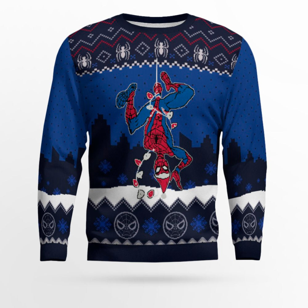 Marvel Spider-Man Holiday Ugly Christmas Sweater – Moonbestprint
