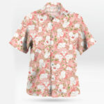Maushold Smogon Hawaiian Shirt Cute Pink Pattern for Pokemon Fans – Moonbestprint