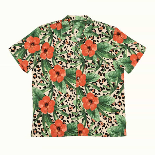 Max Collier Temptation Island Floral Hibiscus Shirt Moonbestprint