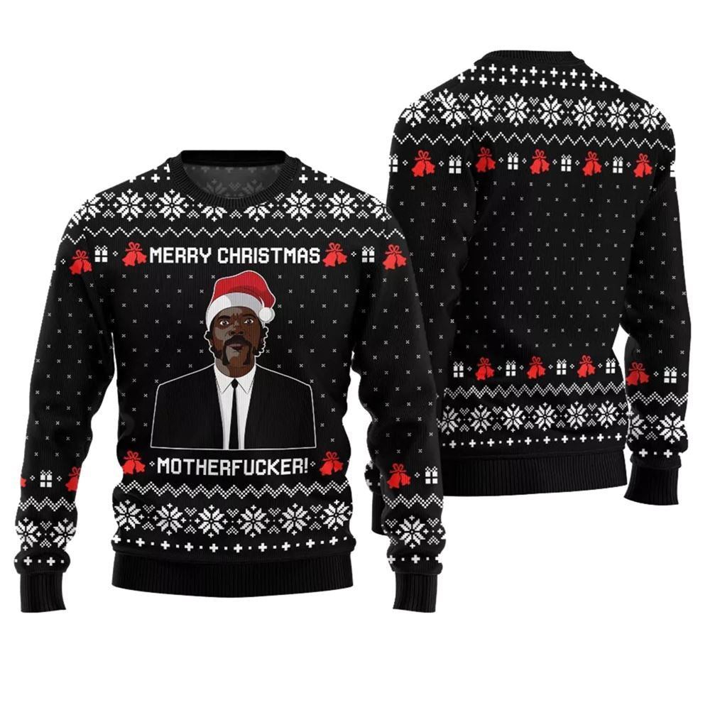 Merry Christmas Dirty Ugly Christmas Sweater - Moonbestprint