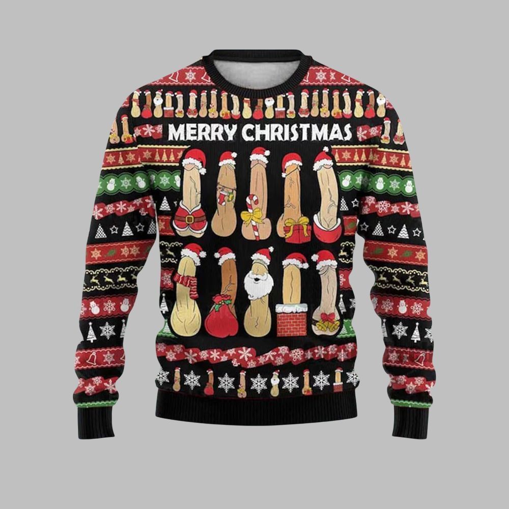 2026 Merry Christmas Dirty Ugly Christmas Sweater - Moonbestprint