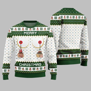 Merry Christmas Humorous Ugly Sweater Christmas 2026 - Moonbestprint