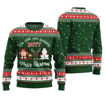 Merry Christmas Inappropriate Xmas Sweater - Moonbestprint