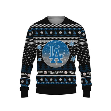 Merry Christmas Los Angeles Dodgers Ugly Christmas Sweater, MLB Christmas Sweater Moonbestprint