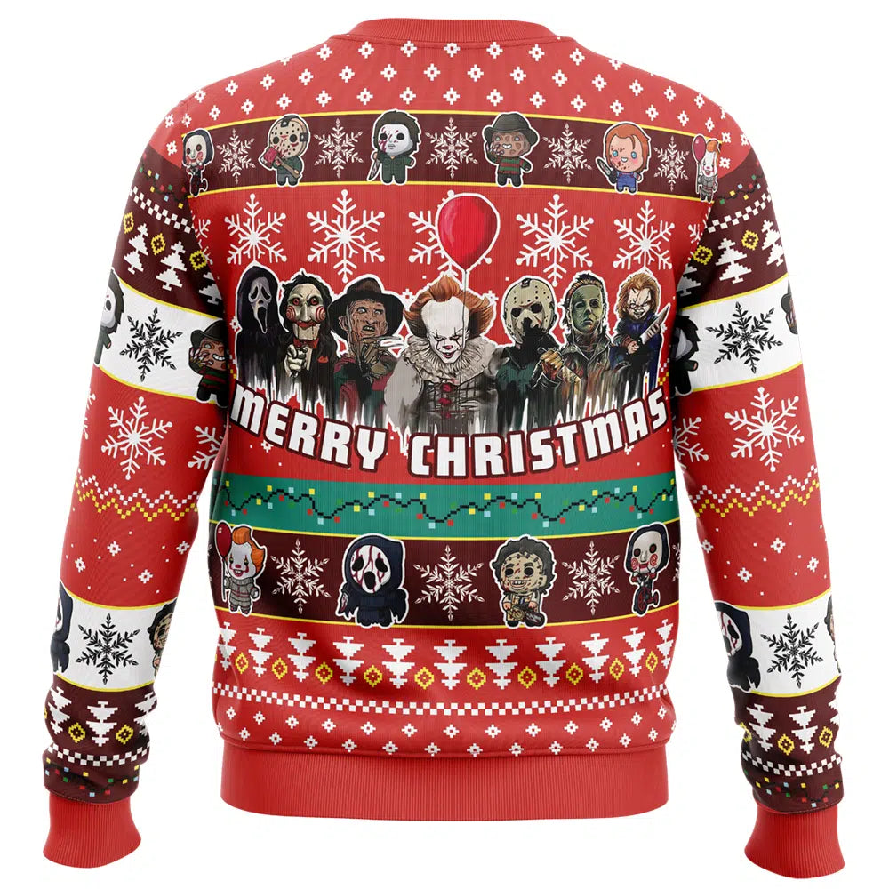 Merry Christmas Nightmares of Halloween Ugly Christmas Sweater – Moonbestprint