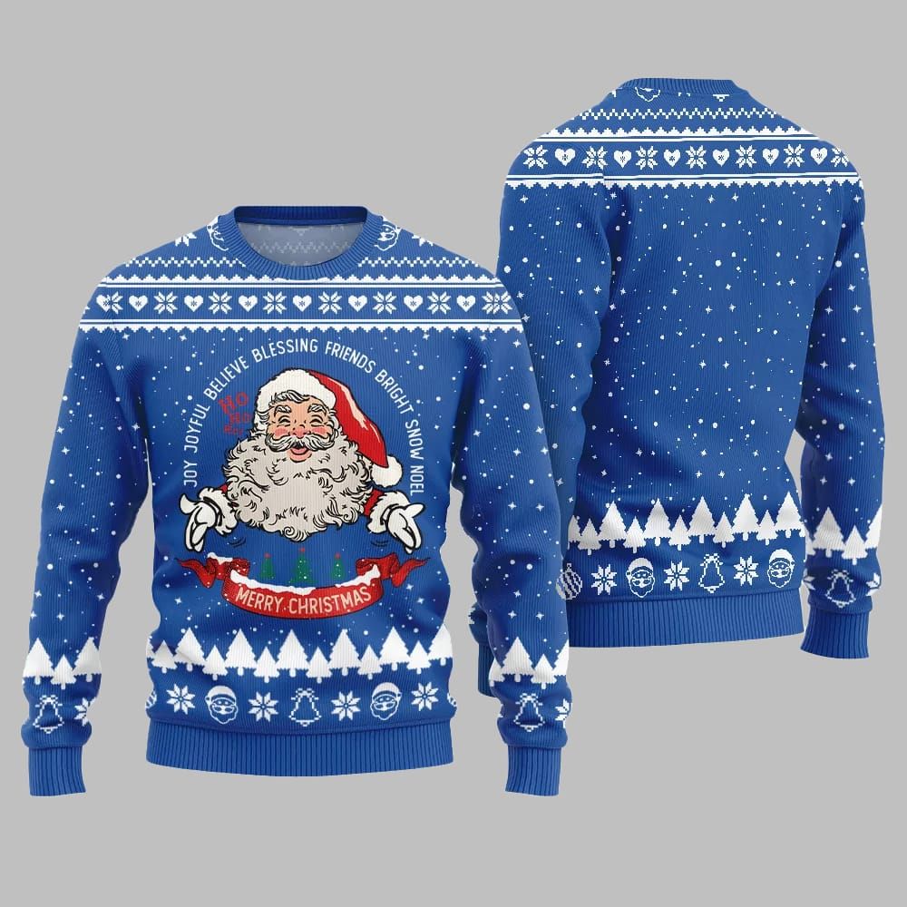 Merry Christmas Santa Ugly Sweater Christmas 2026 - Moonbestprint