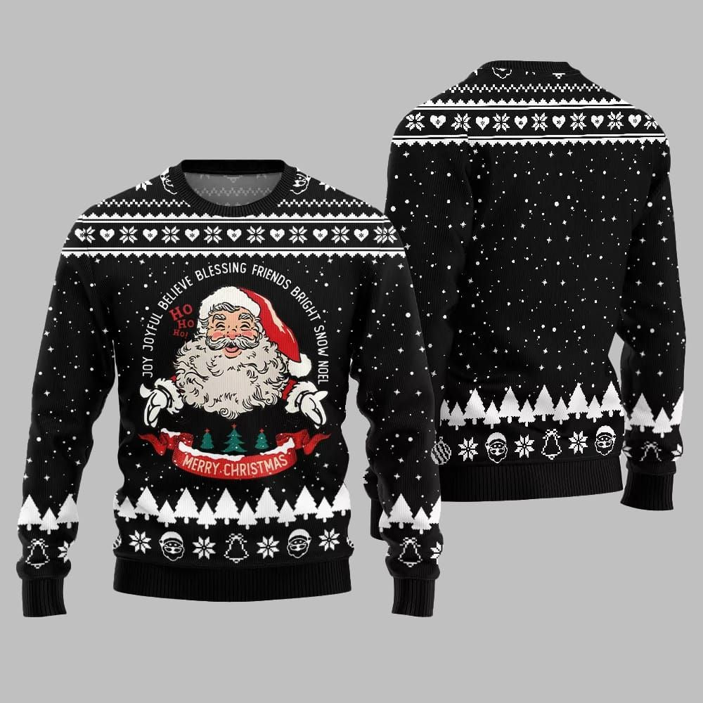 Merry Christmas Santa Ugly Sweater Christmas 2026 - Moonbestprint