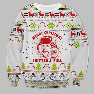 Merry Christmas Shitter?s Full Ugly Christmas Sweater – Moonbestprint