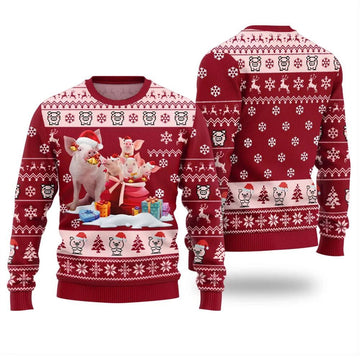 Merry Christmas With Pig Ugly Christmas Sweater - Moonbestprint