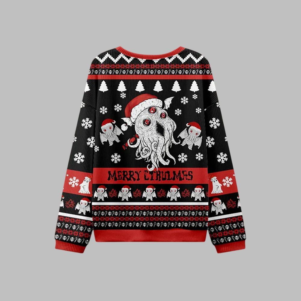 Merry Cthulmas Ugly Sweater 2026 Christmas - Moonbestprint