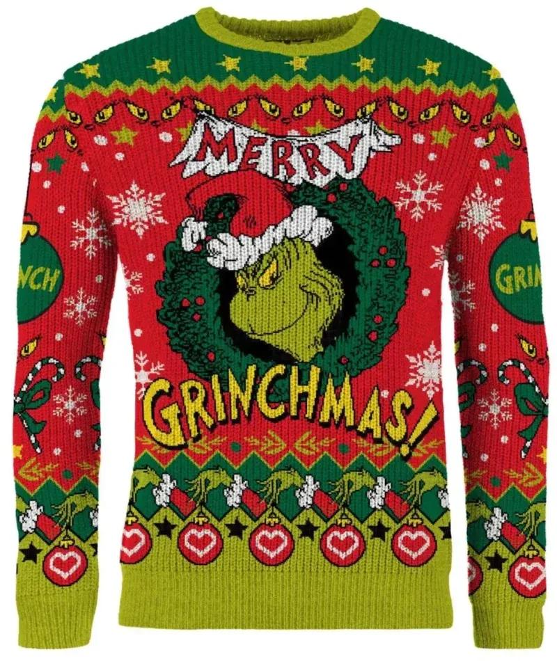 Merry Grinchmas Christmas Sweater Preorder, Grinch Holiday Sweater Moonbestprint