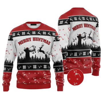 Merry Huntmas Hunting Ugly Christmas Sweater 2025 – Moonbestprint