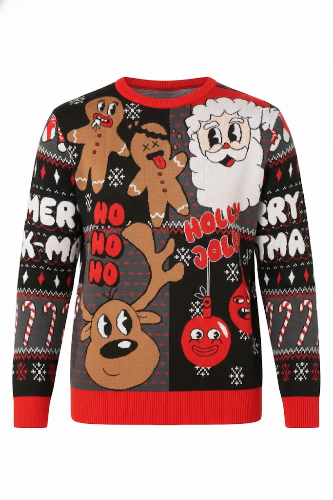 Merry Jinglejoy Ugly Christmas Sweater 2025 – Moonbestprint