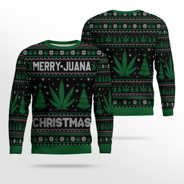 Merry Marijuana Ugly Christmas sweater – Moonbestprint