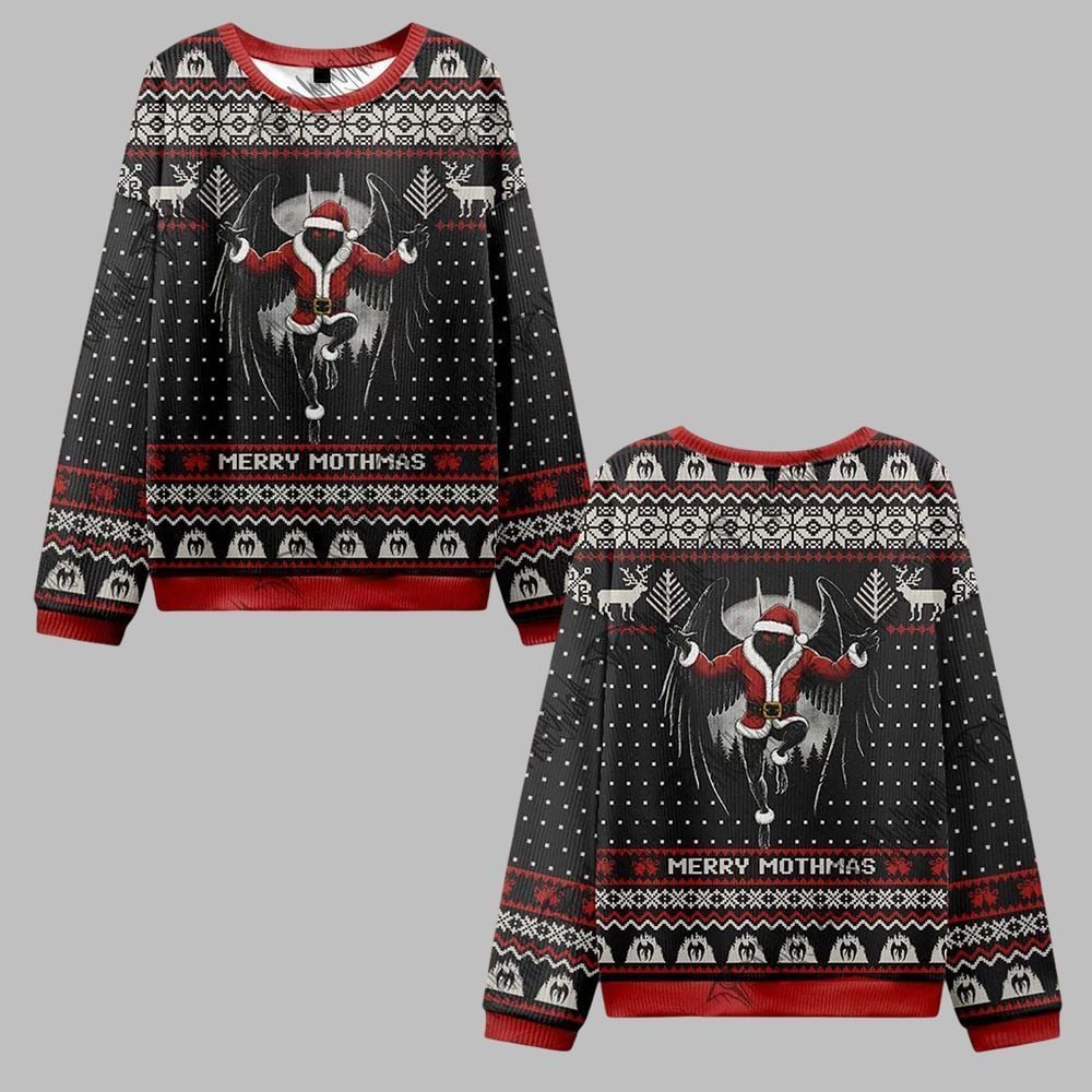 2026 Merry Mothmas Ugly Christmas Sweater - Moonbestprint