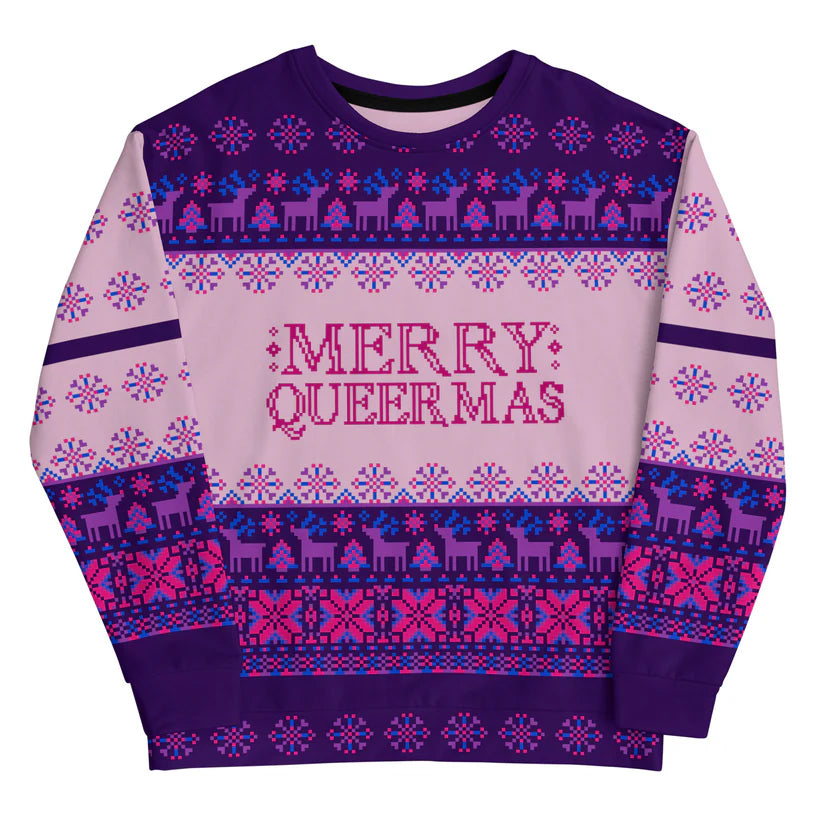 Merry Queermas Ugly Christmas Sweater 2025 – Moonbestprint