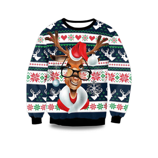 2026 Merry Reindeer Ugly Christmas Sweater Moonbestprint
