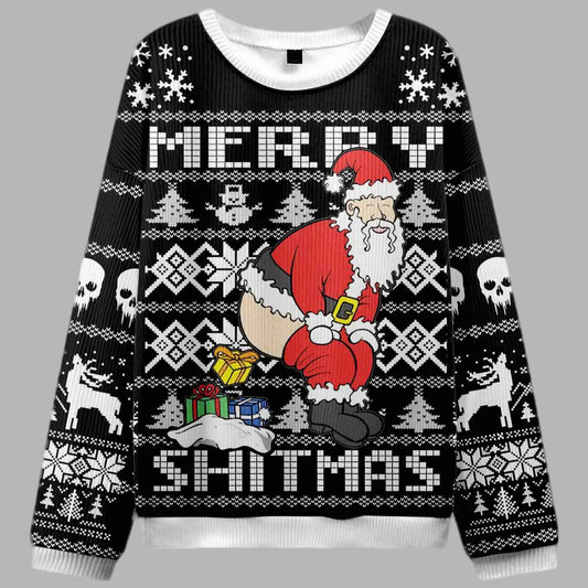 Merry Shitmas Ugly Christmas Sweater - Moonbestprint