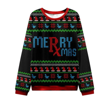 Merry Xmas Nurse Ugly Christmas Sweater - Moonbestprint