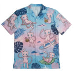 Mew Mystic Bloom Summer 2026 Hawaiian Shirt – Moonbestprint