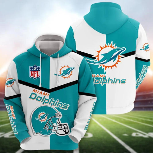 Miami Dolphins 3D Hoodie, NFL Hoodie Moonbestprint