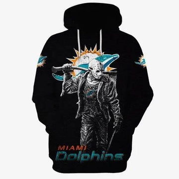 Miami Dolphins Football The Devil 3D Hoodie, NFL Hoodie Moonbestprint