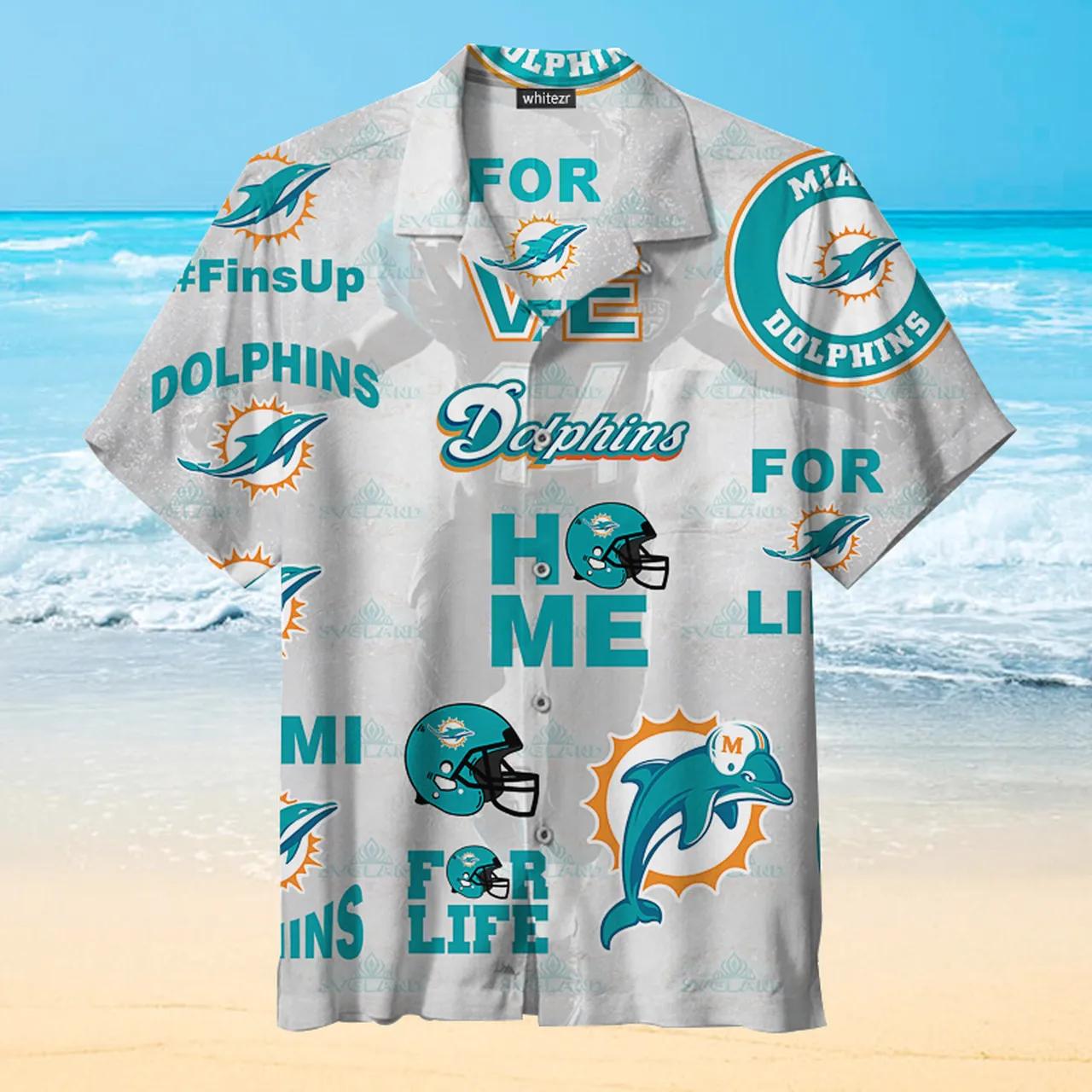 Miami Dolphins Limited Edition Hawaiian Shirt 4, NFL Hawaiian Shirt Moonbestprint