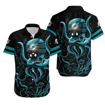 Miami Dolphins Limited Edition Octopus Hawaiian Shirt, NFL Hawaiian Shirt Moonbestprint