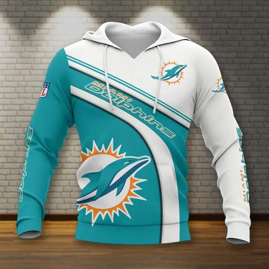 Miami Dolphins NFL All Over Print Hoodie, NFL Hoodie Moonbestprint
