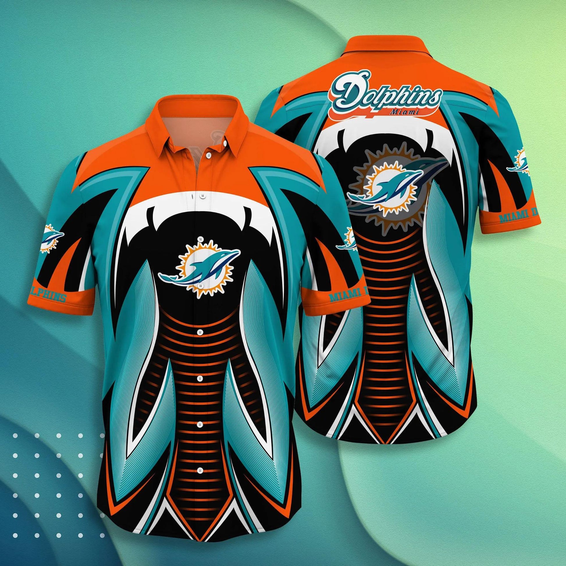 Miami Dolphins NFL Style Hot Hawaiian Shirt 3, NFL Hawaiian Shirt Moonbestprint