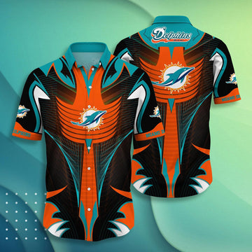 Miami Dolphins NFL Style Hot Hawaiian Shirt 4, NFL Hawaiian Shirt Moonbestprint
