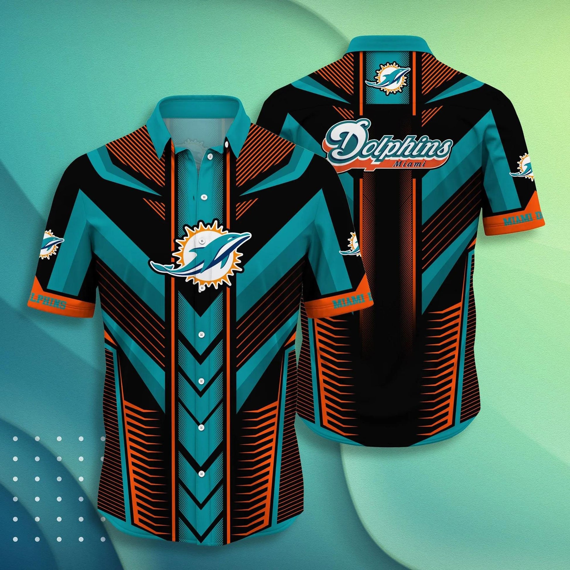 Miami Dolphins NFL Style Hot Hawaiian Shirt 5, NFL Hawaiian Shirt Moonbestprint