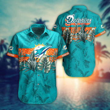 Miami Dolphins NFL Trending Summer Hawaiian Shirt, NFL Hawaiian Shirt Moonbestprint
