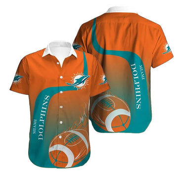 Miami Dolphins New Design Hawaiian Shirt 4, NFL Hawaiian Shirt Moonbestprint