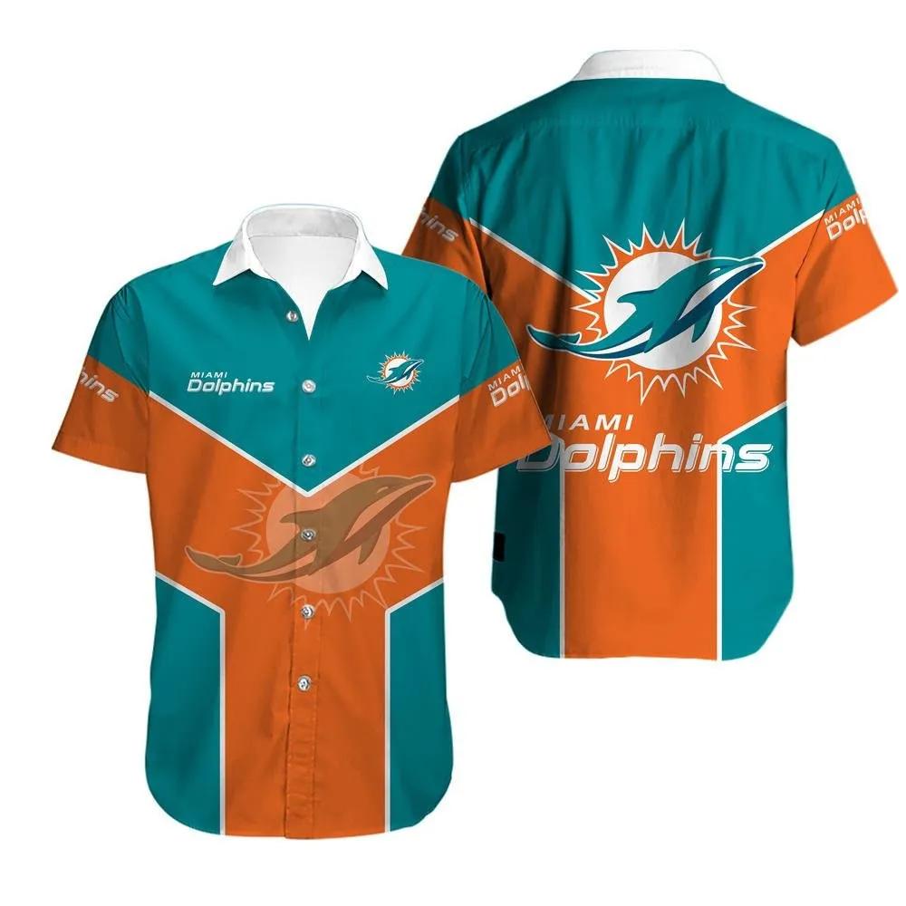 Miami Dolphins New Design Hawaiian Shirt, NFL Hawaiian Shirt Moonbestprint