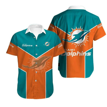 Miami Dolphins New Design Hawaiian Shirt, NFL Hawaiian Shirt Moonbestprint
