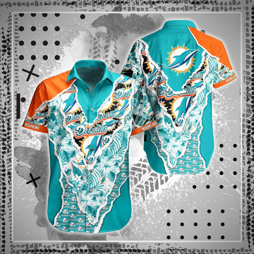 Miami Dolphins New Top Trending Hawaiian Shirt, NFL Hawaiian Shirt Moonbestprint