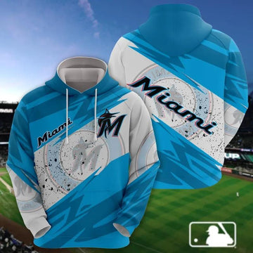 Miami Marlins All Over Print Apparel, MLB Hoodie Moonbestprint