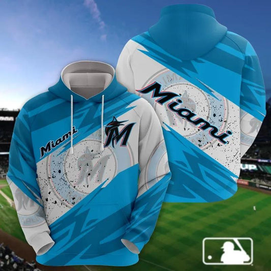 Miami Marlins All Over Print Apparel, MLB Hoodie Moonbestprint
