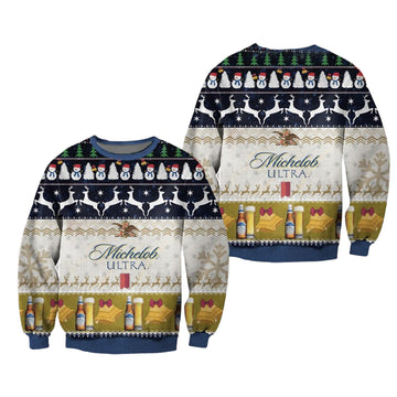 Michelob Ultra Beer Ugly Christmas Sweater – Moonbestprint