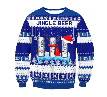Michelob Ultra Jingle Beer Ugly Sweater – Moonbestprint