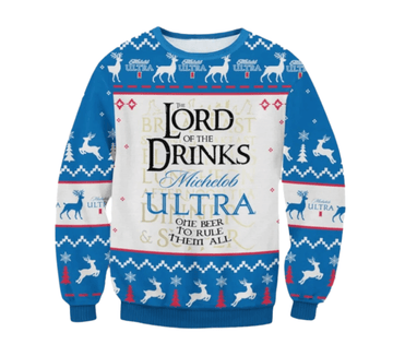 Michelob Ultra Lord Of The Drink Ugly Sweater – Moonbestprint
