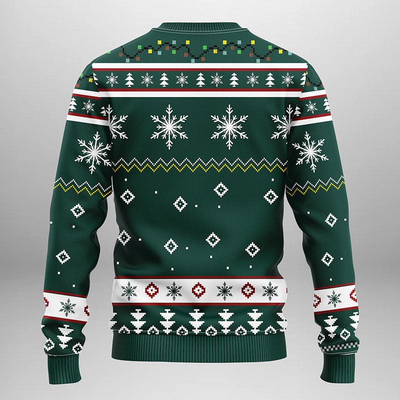 Michigan State Spartans Funny Grinch Ugly Christmas Sweater Moonbestprint